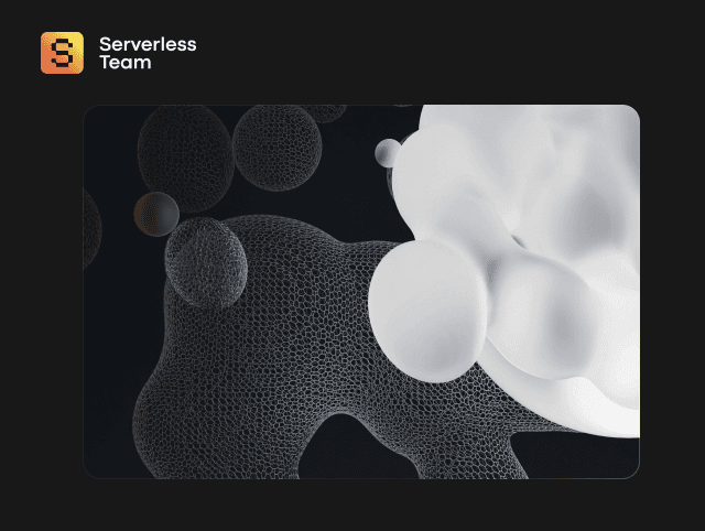 Different abstract elements in 3D.